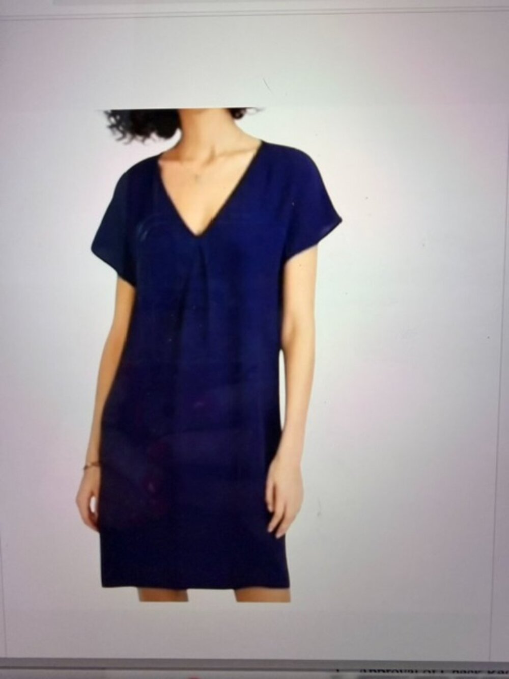 Madewell Navy Moment Tunic Dress / med